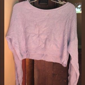 Cropped sweater
